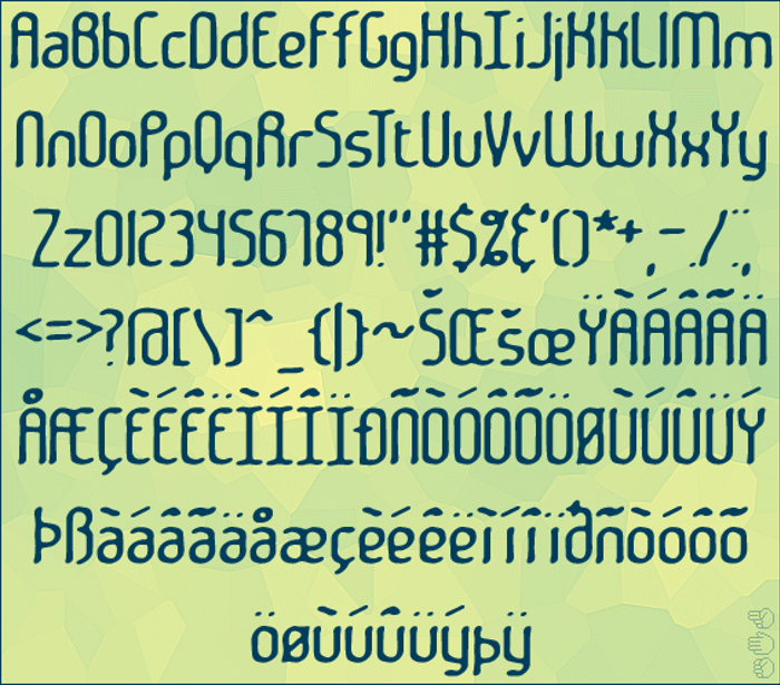 Janken BRK Font poster