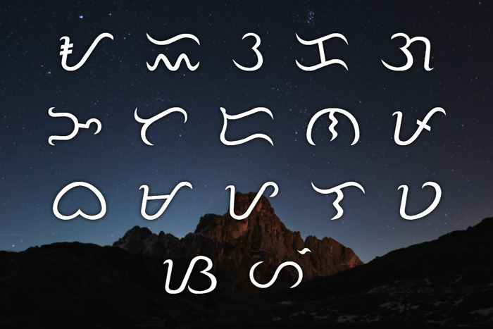 Tagalog Stylized Font poster