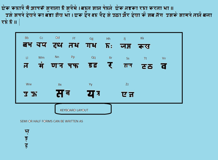 devnagri niri Font poster