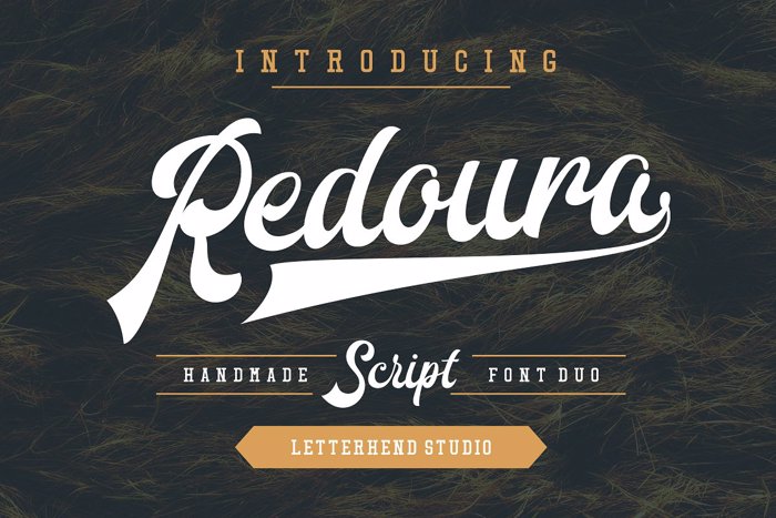 Redoura Font poster