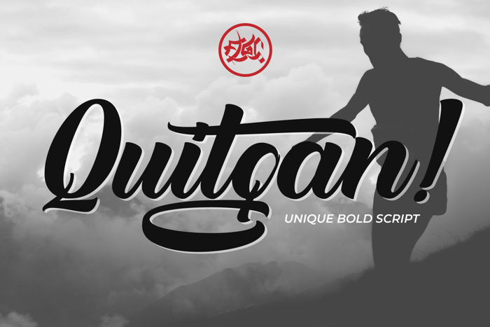 Quitgan Font poster