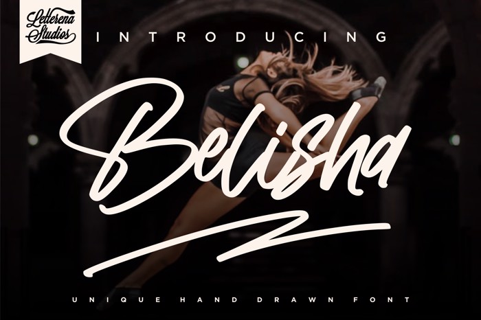 Belisha Font poster