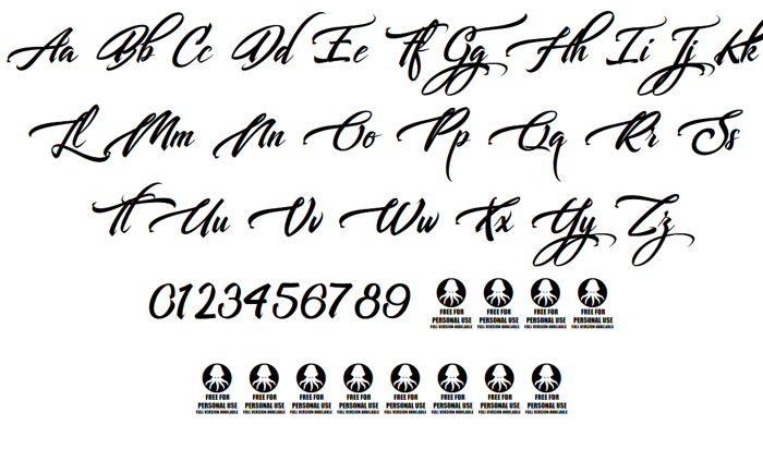 Libertinage Font poster