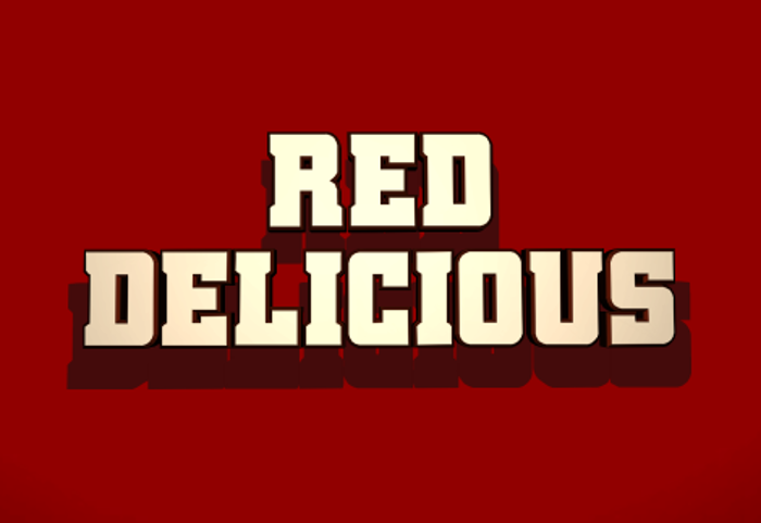 Red Delicious Font poster