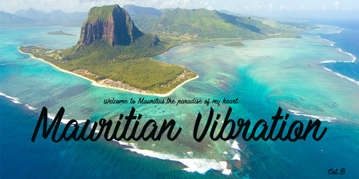 Mauritian Vibration Font poster