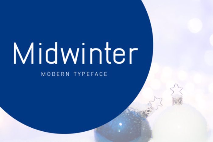 Midwinter Font poster