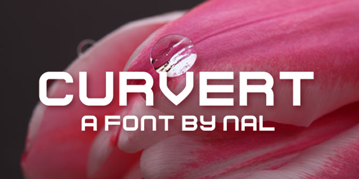 Curvert Font poster