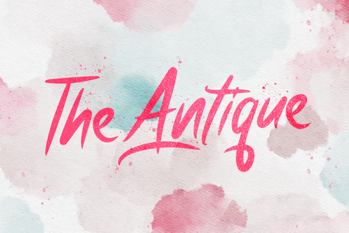 Antique Font poster