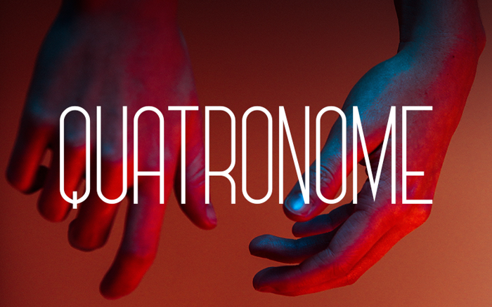 Quatronome Font poster