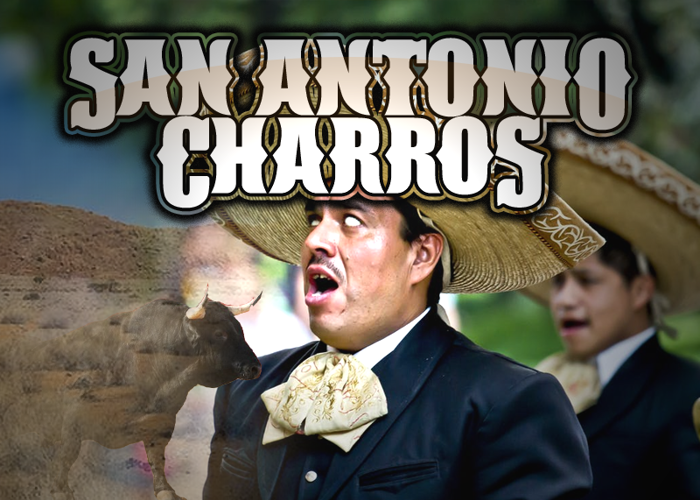 San Antonio Charros Font poster