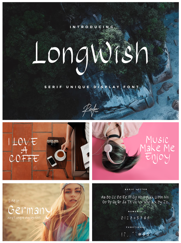 LongWish Font poster