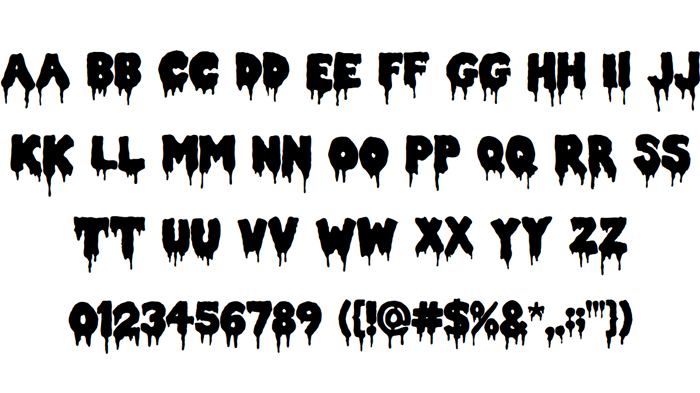 Double Feature Font poster