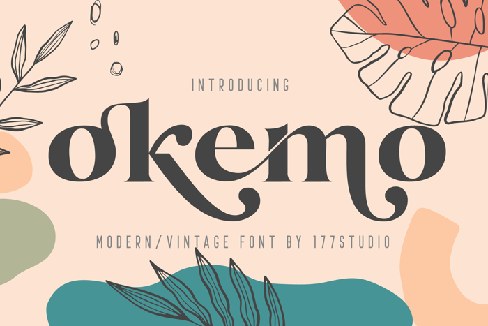 okemo Font poster