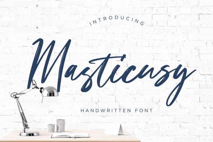 Masticusy Font poster