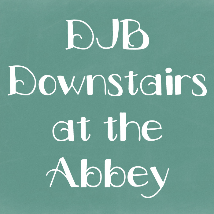 DJB Downstairs at the Abbey Font poster