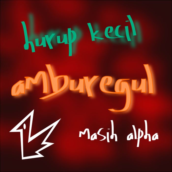 Amburegul Font poster