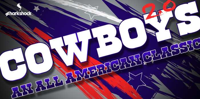 Cowboys 2.0 Font poster