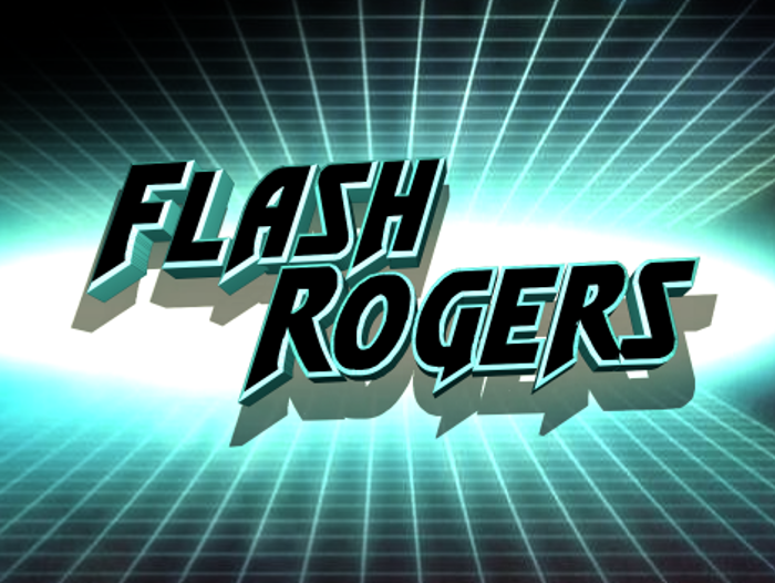 Flash Rogers Font poster