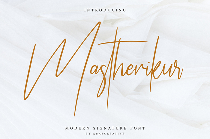 Mastherikur Font poster