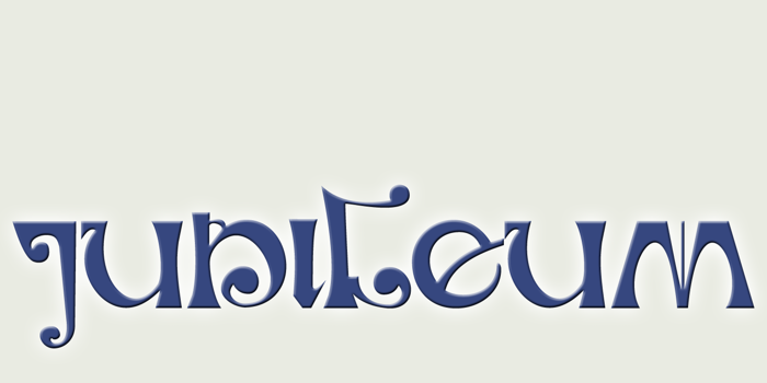 DK Jubileum Font poster
