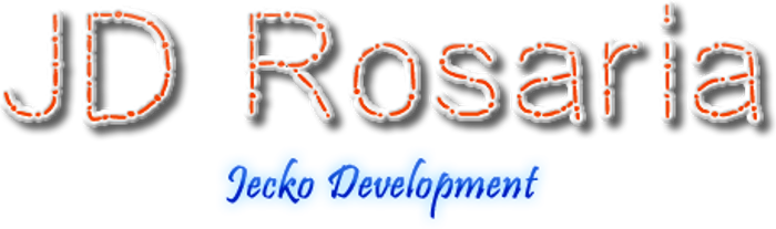 JD Rosaria Font poster