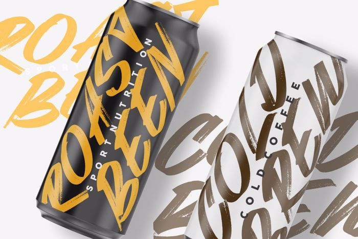 Webrush Font poster