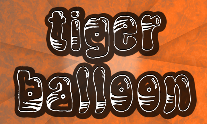TigerBalloon Font poster