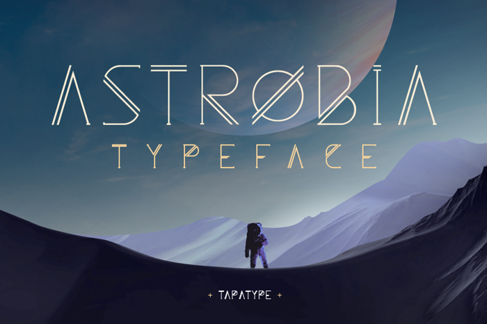 Astrobia Font poster