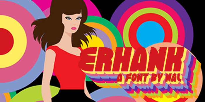 ERHANK Font poster