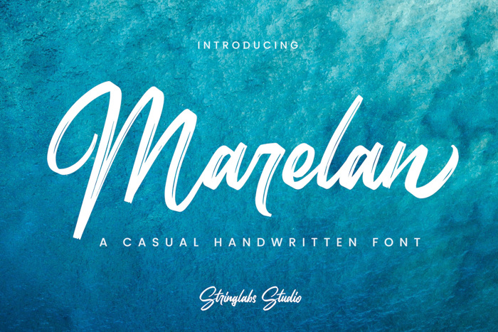 Marelan Font poster