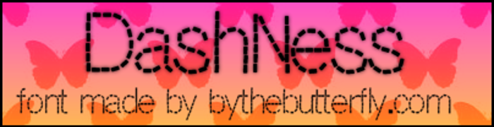DashNess Font poster