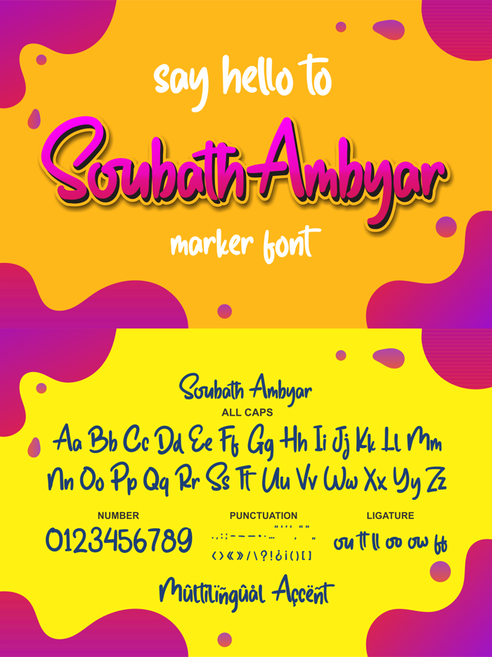 Soubath Ambyar Font