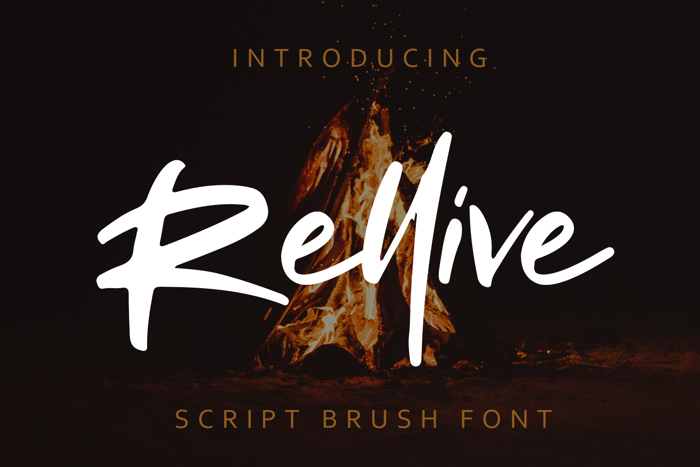 Rellive Font poster
