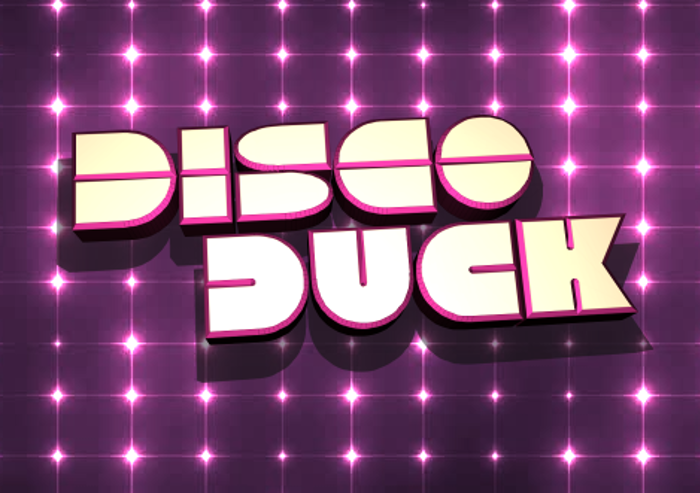 Disco Duck Font poster