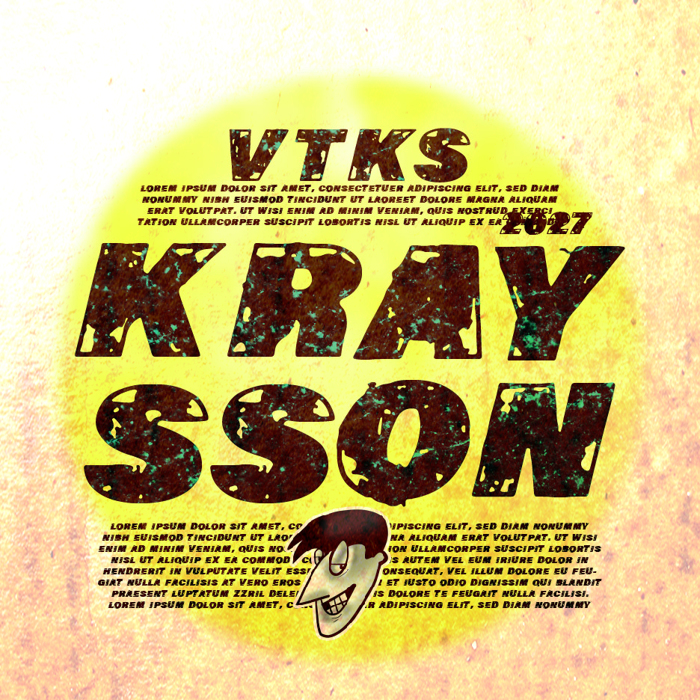 VTKS KRAYSSON Font poster