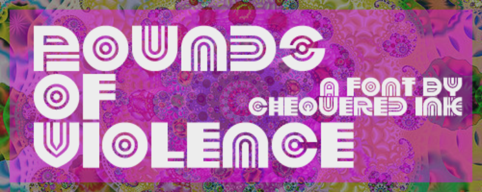 Pounds of Violence Font poster