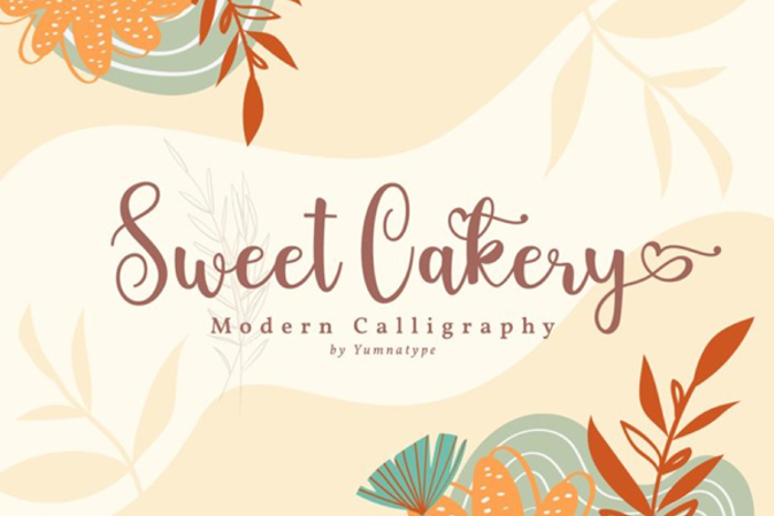 Sweet Cakery Font poster
