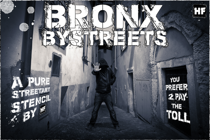 Bronx Bystreets Font poster