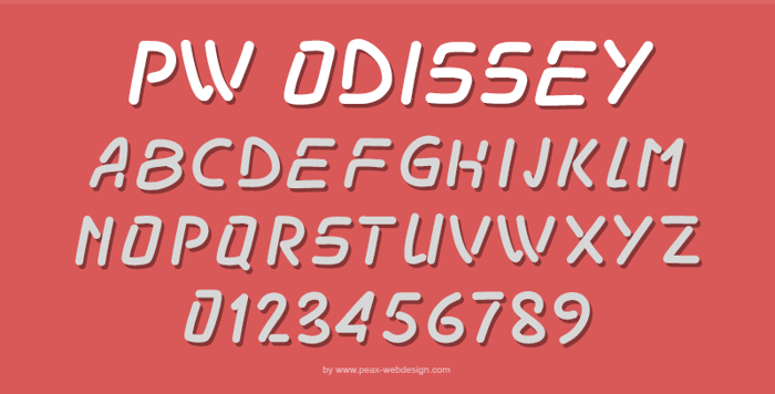 PWOdissey Font