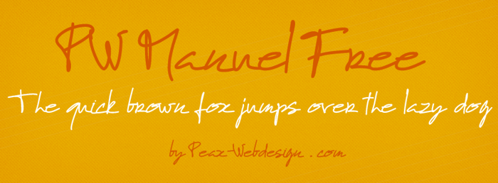 PWManuelfree Font poster