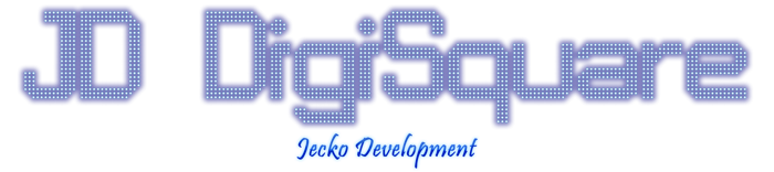 JD DigiSquare Font poster