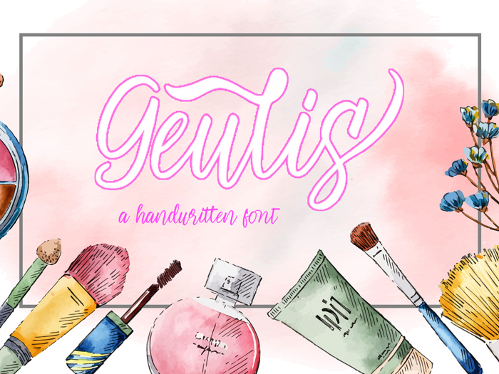Geulis Font poster