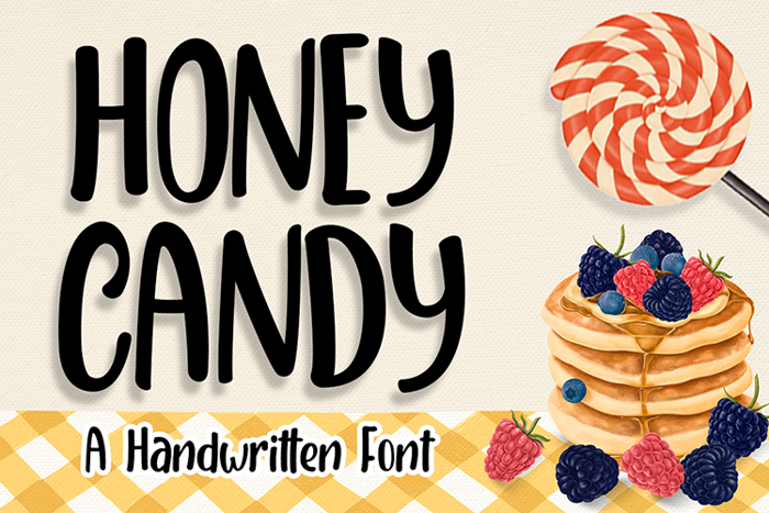 Honey Candy Font poster