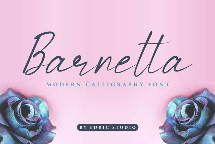 Barnetta Font poster