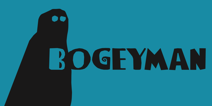 Bogeyman Eroded Font poster