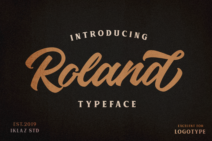 Roland Font poster