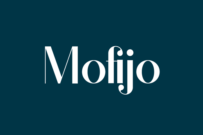 Mofijo Font poster