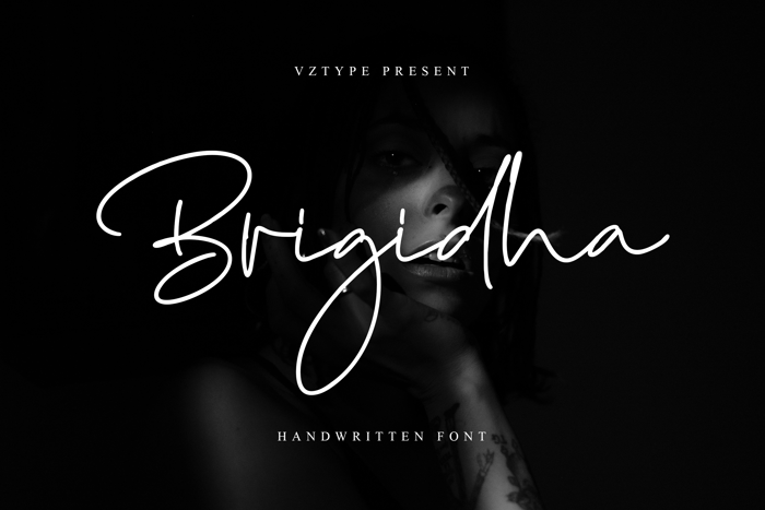 Brigidha Font poster