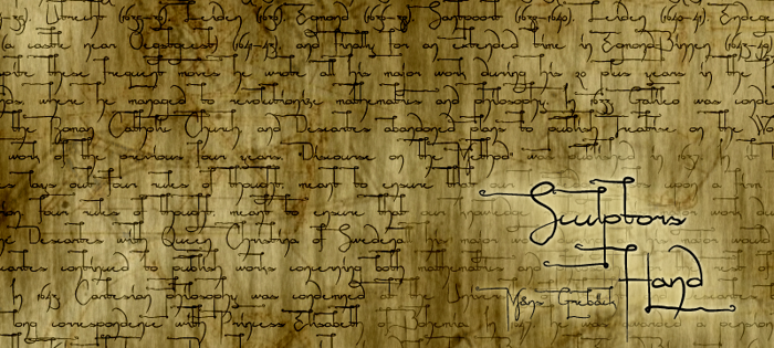 Sculptors Hand Font poster