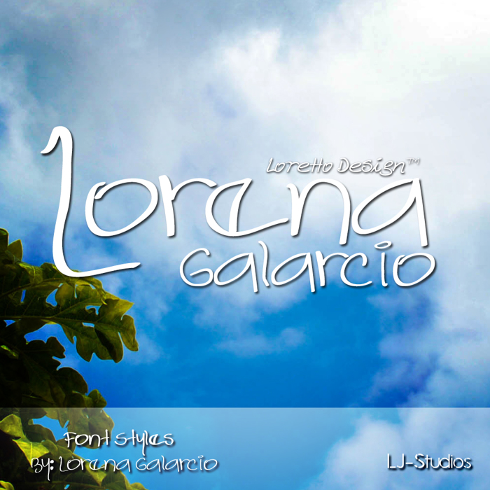 Lorena Galarcio Font poster